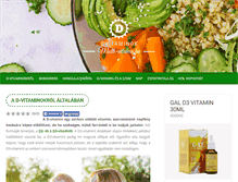 Tablet Screenshot of dvitaminok.com